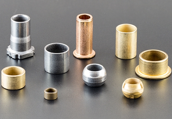 How much hardness can sintered metal reach like sintered bronze, iron, stainless steel?