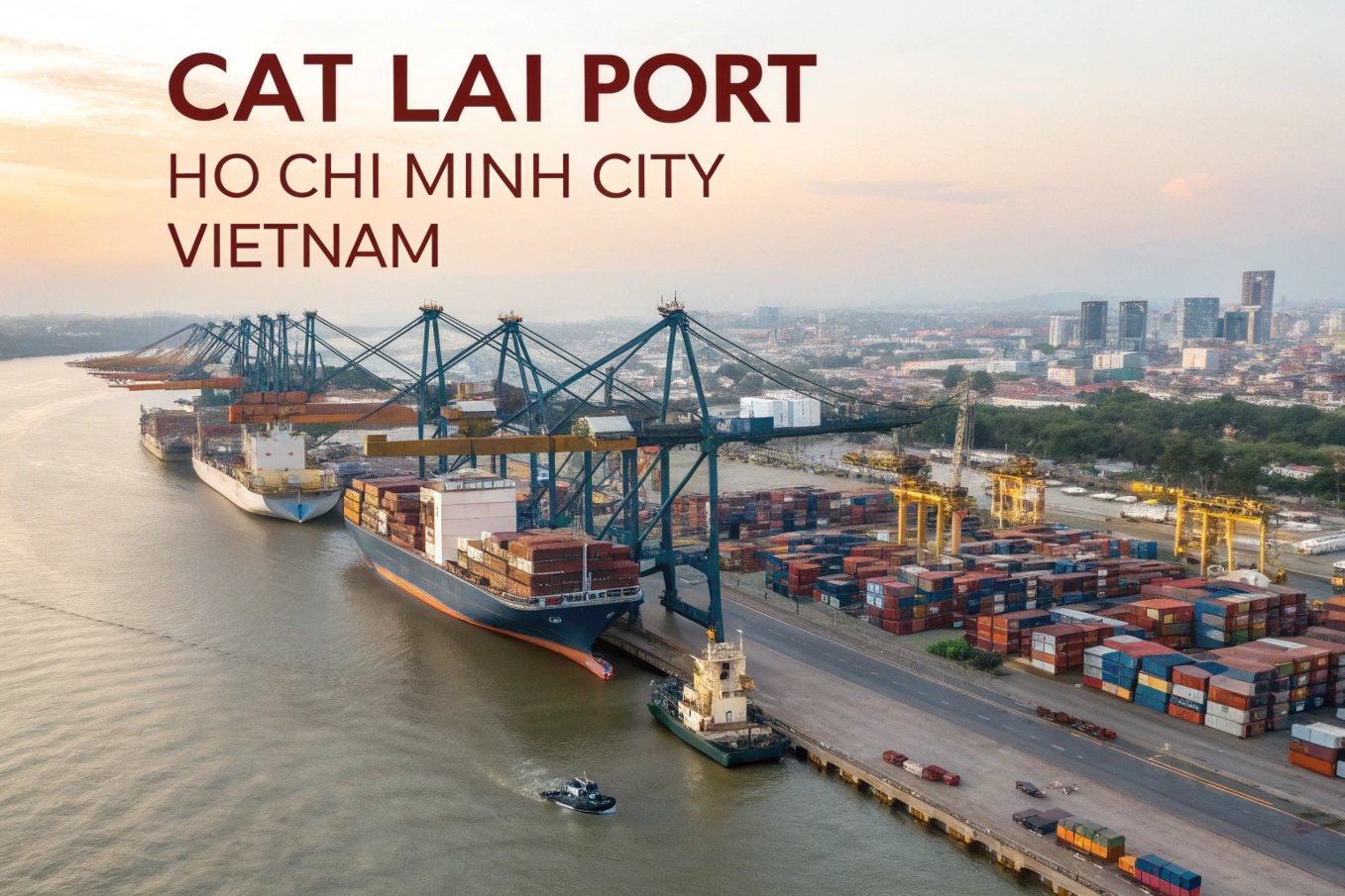 Cat Lai Port, Ho Chi Minh City Vietnam
