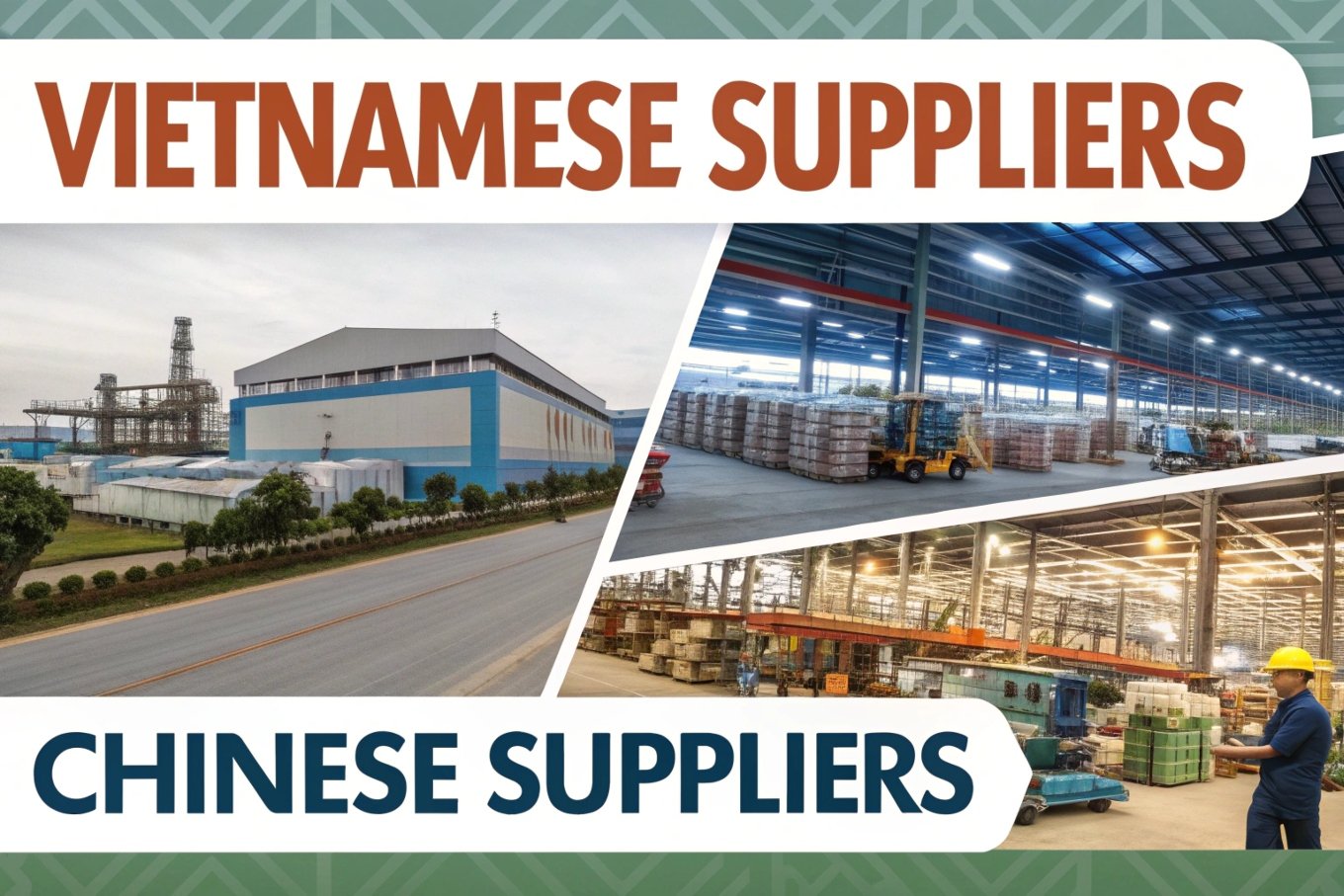 Vietnamese and Chinese suppliers Vietnamese and Chinese suppliers, factory images