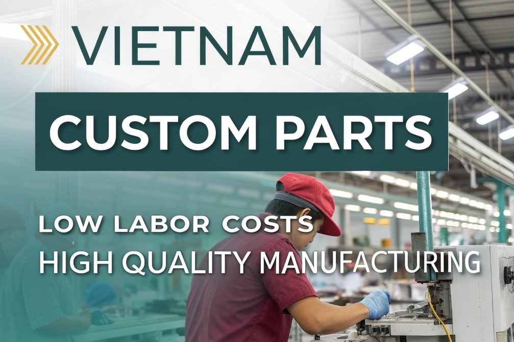 Vietnam, custom parts manufacturing, labor cost, high quality