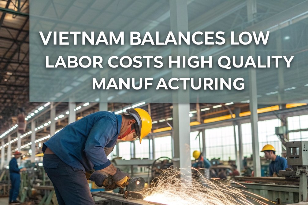 Vietnam workers balancing labor costs and quality manufacturing