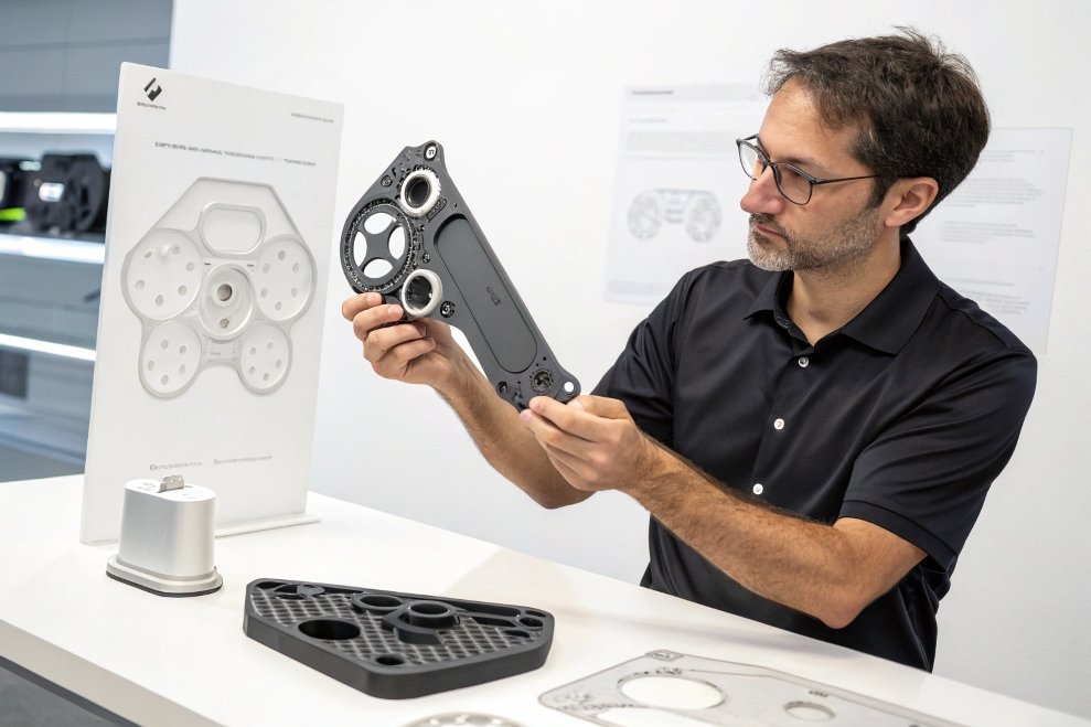 engineer inspecting detailed part engineer inspecting detailed mechanical part, quality control