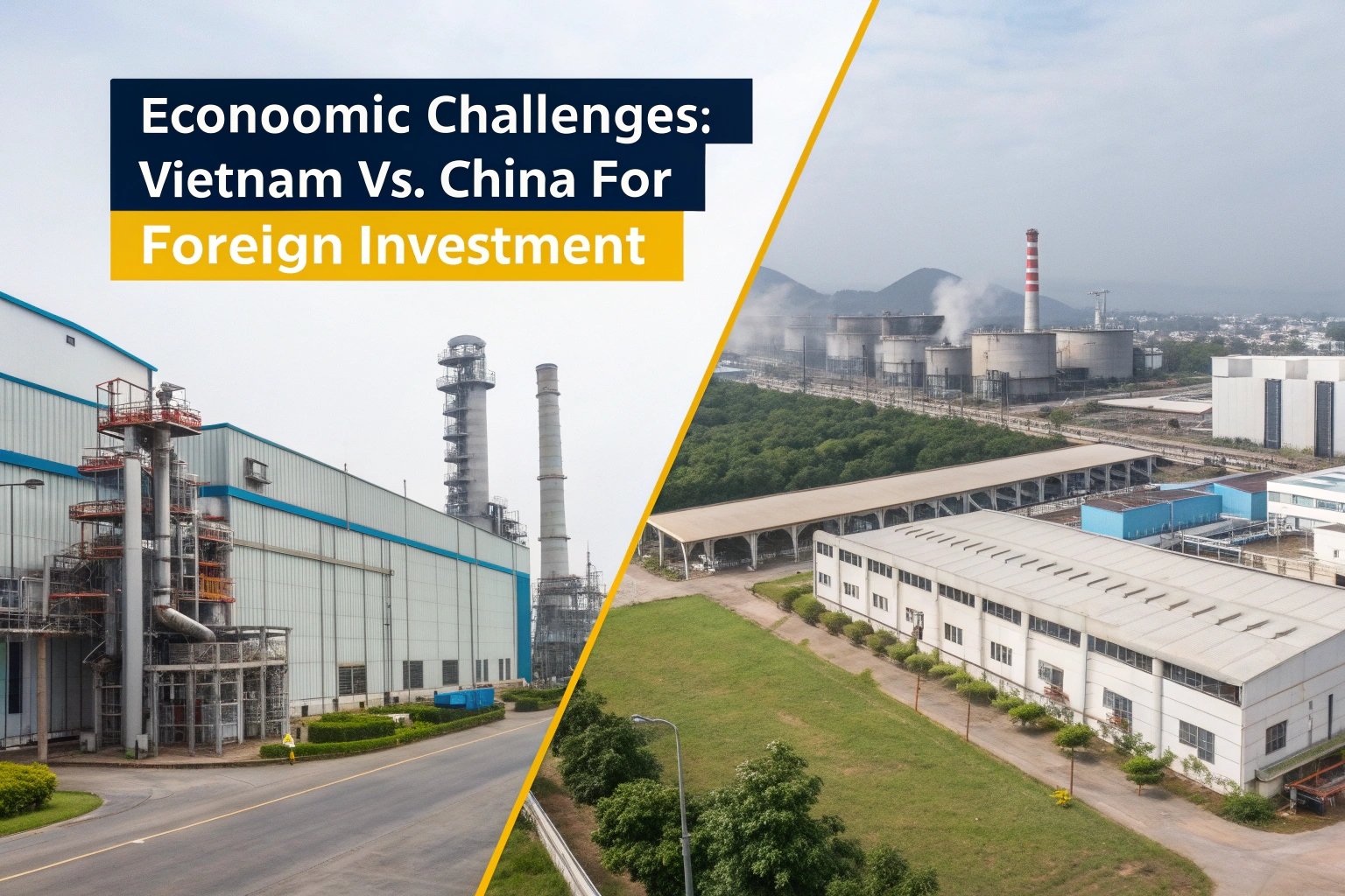Manufacturing comparison between Vietnam and China, factories side by side