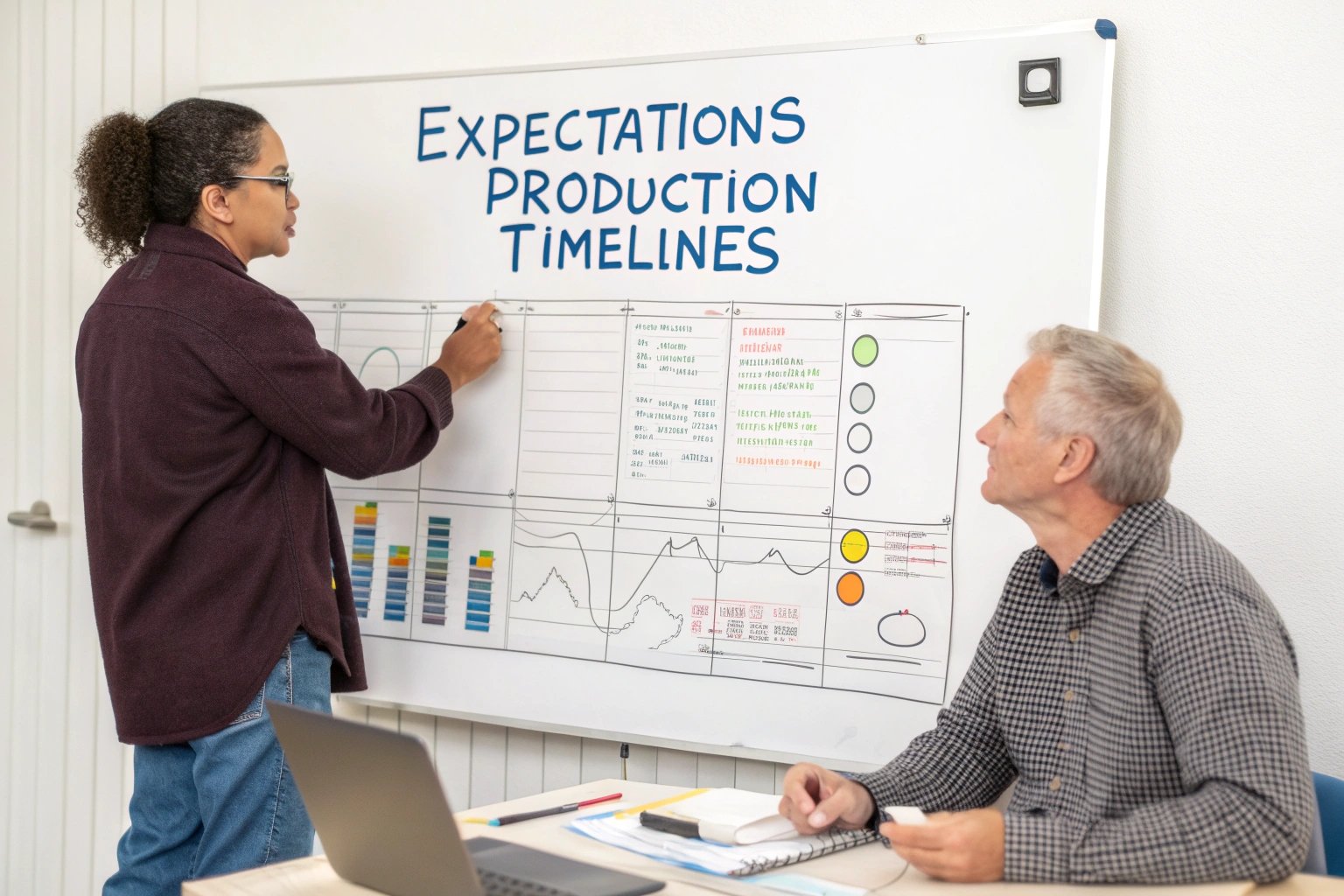 expectations, production timelines discussion expectations vs production timelines, project planning