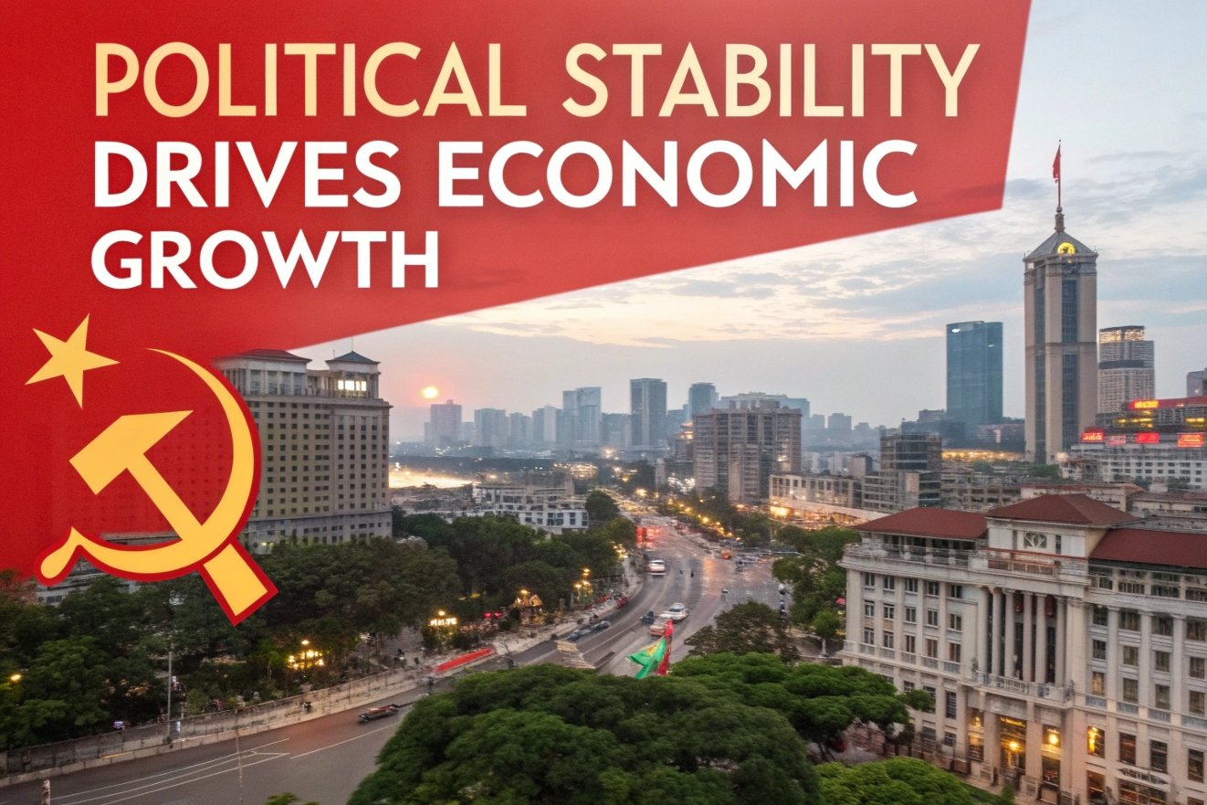 Political stability and growth in Vietnam Vietnam's political stability drives economic growth