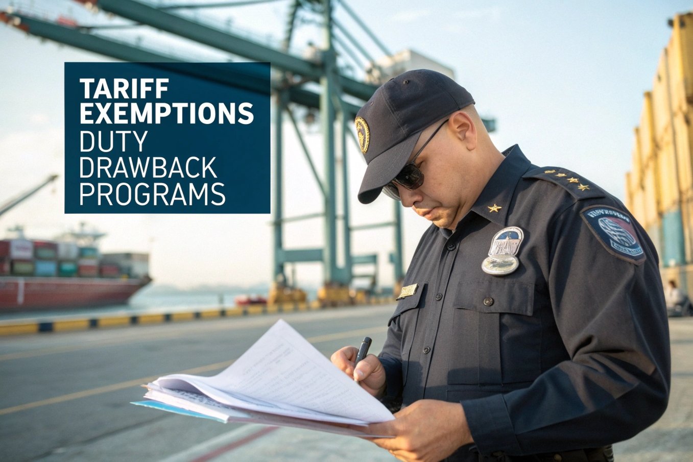 Tariff exemptions and duty drawback programs