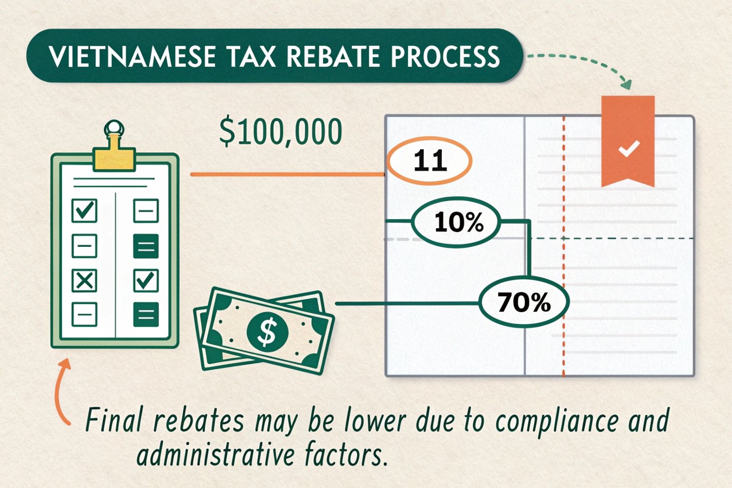 Vietnamese tax rebate process Vietnamese tax rebate process, form, and money