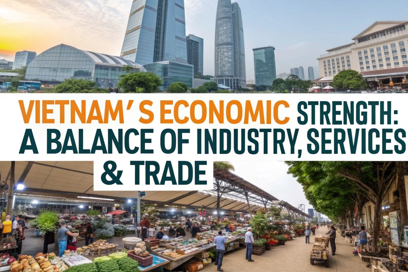 Vietnam's economic balance, industry, services, and trade comparison