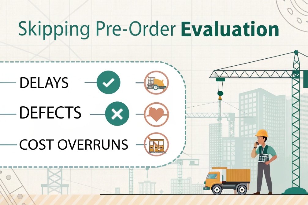 pre-order, evaluation, delays, defects Avoiding delays, defects, and cost overruns by skipping pre-order evaluation