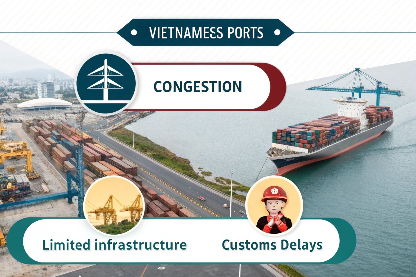 Vietnam port congestion, infrastructure and customs delays