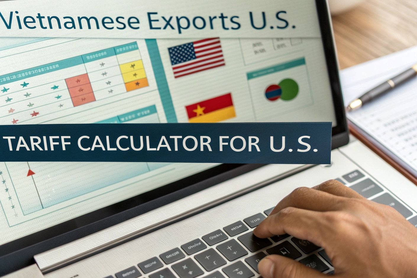 Tariff calculator for U.S., calculating Vietnamese exports