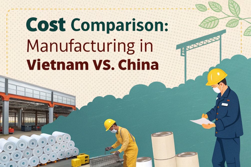 manufacturing, comparison Manufacturing cost comparison Vietnam vs. China, factory setting