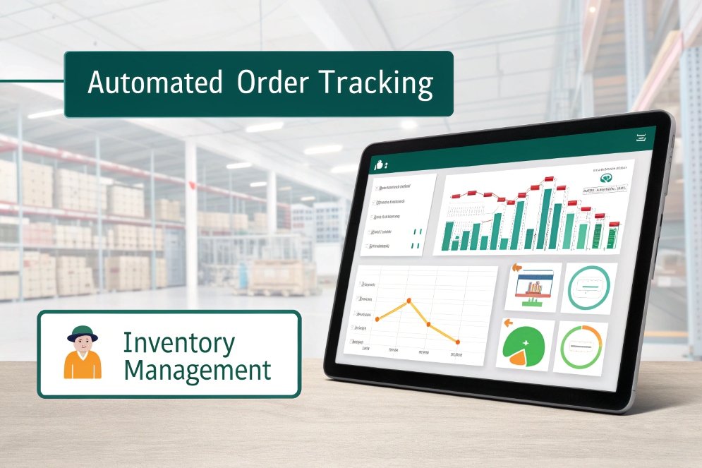 order tracking, inventory management dashboard