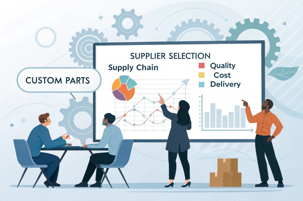 supplier selection, custom parts analysis