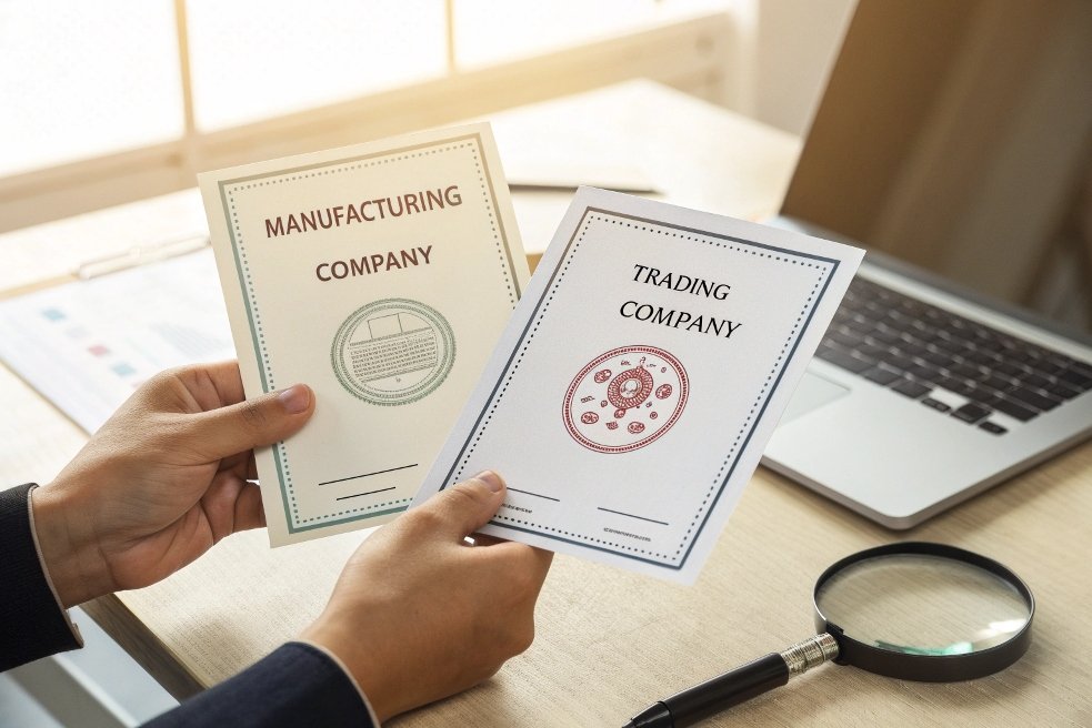 Comparing manufacturing and trading company profiles