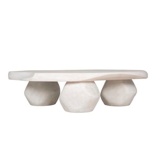 Three Ball Feet Coffee Table – Modern Customizable Sculptural Design - Image 2