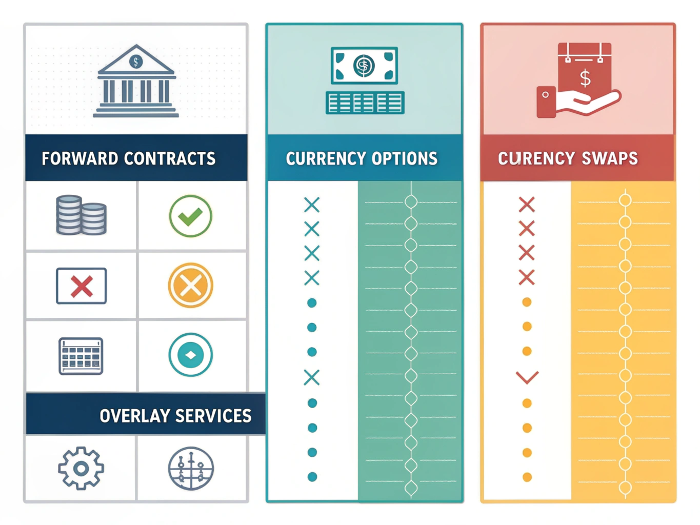 Comparison of currency hedging strategies