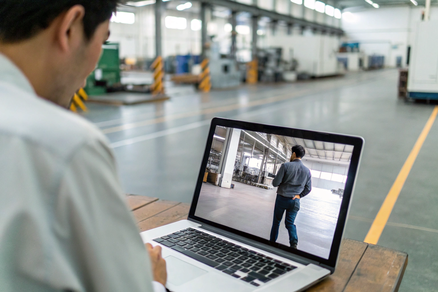 Remote factory audit via video inspection