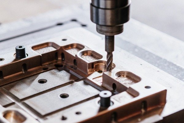 Detailed photorealistic cam design part stamping process (ID#3)