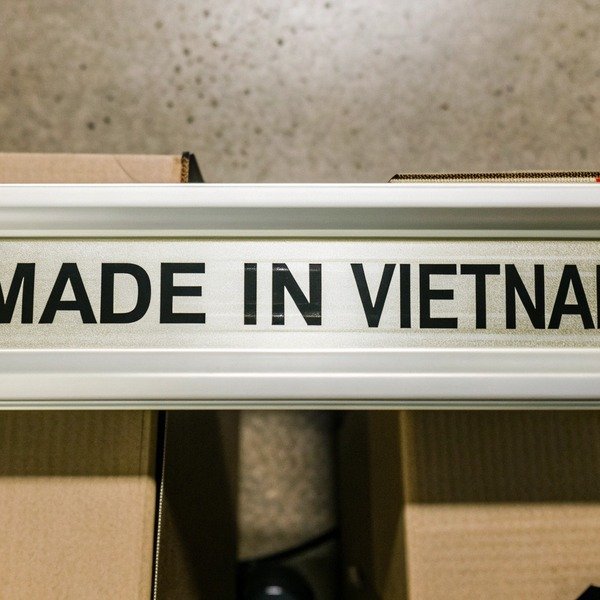 Made in Vietnam label on product shelf (ID#1)