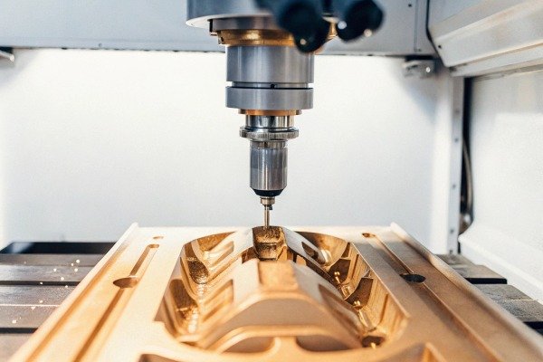 CNC machine carving wood mold (ID#2)