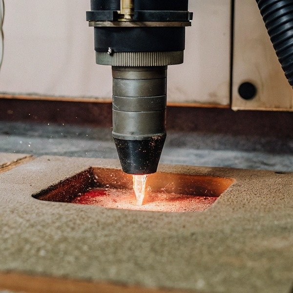 Laser cutting machine engraving material (ID#1)