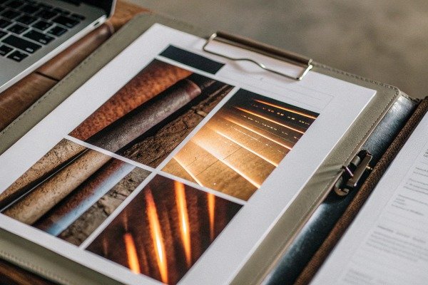 Inspection report on clipboard with laptop (ID#2)