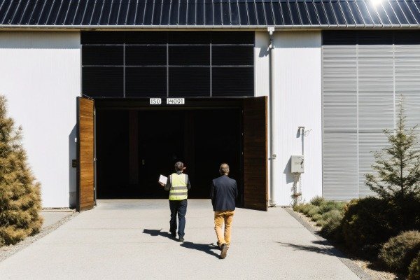 Exterior blow molding plant highlighting ISO 14001 environmental focus (ID#3)