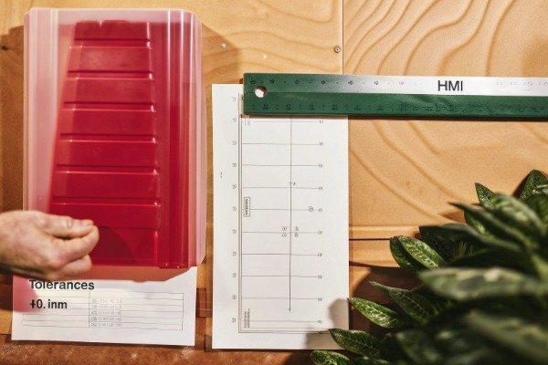 Mold shop showing hardened steel tooling and CNC machines (ID#5)