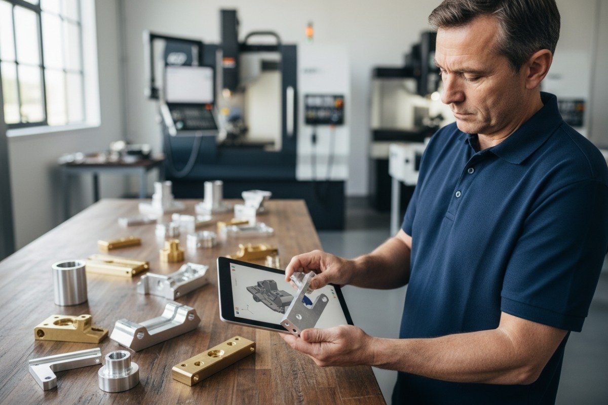 High precision CNC machined parts for low volume business production and prototyping (ID#1)