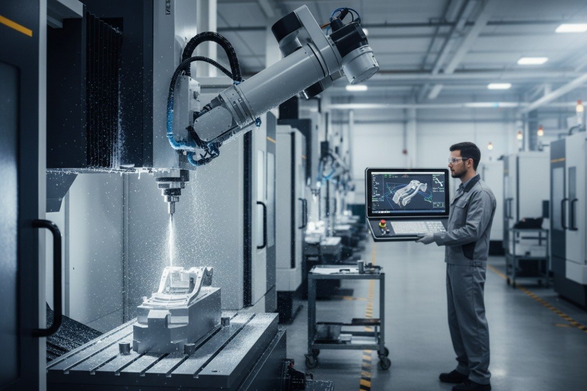 Evaluating technical expertise and advanced multi-axis equipment of a CNC machining supplier (ID#2)