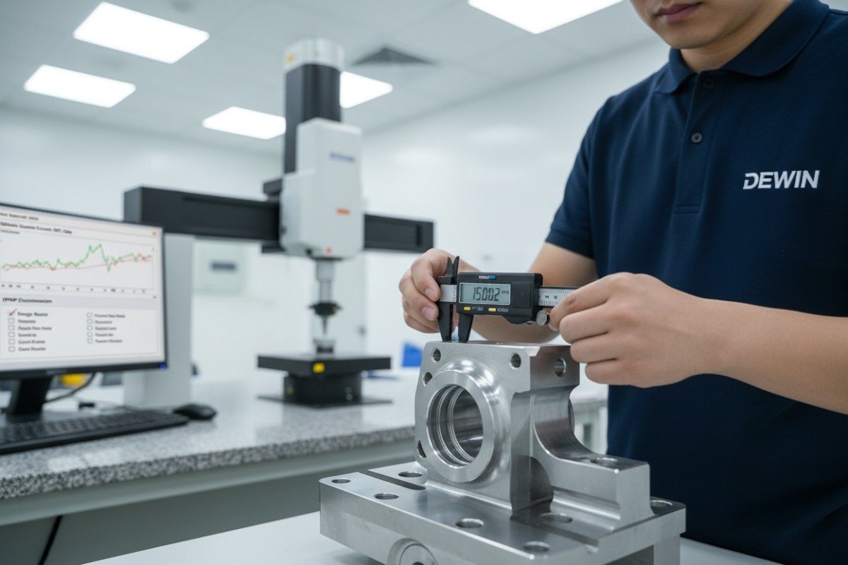 High-quality control process with dimensional checks and PPAP for custom parts manufacturing (ID#2)