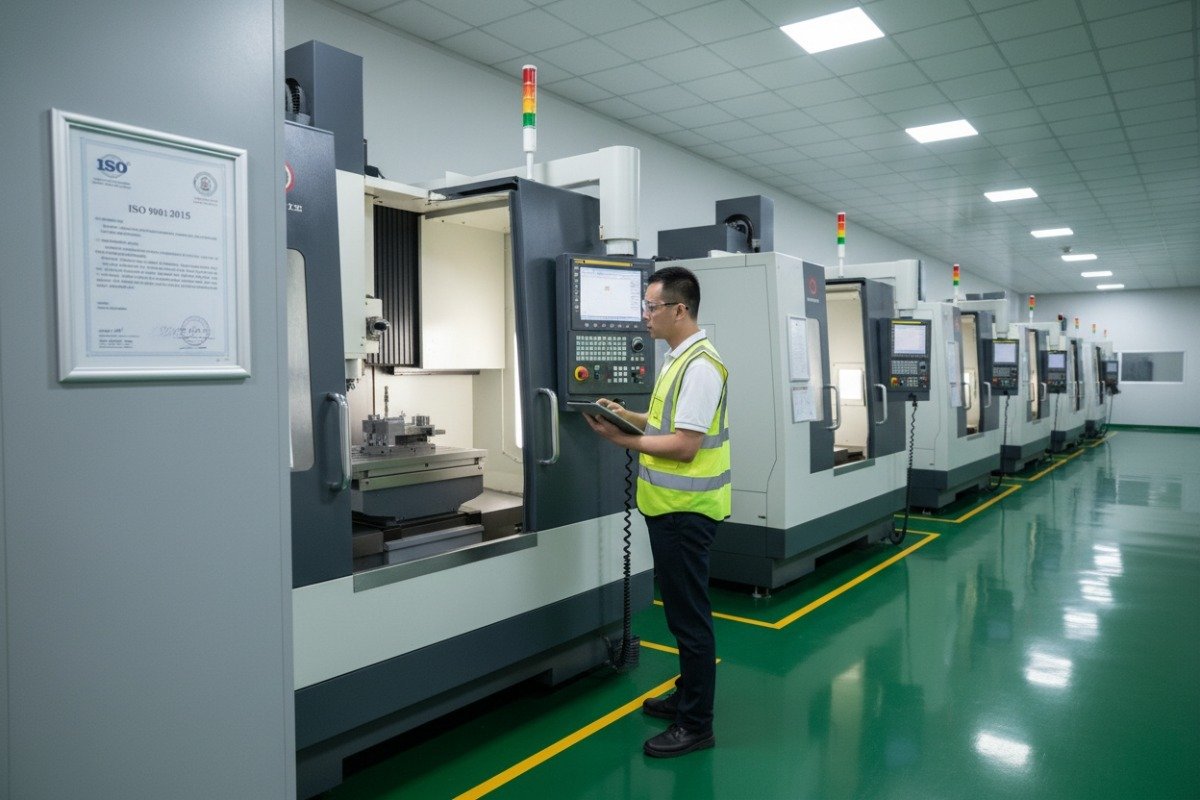 Vetting Reliable Chinese Manufacturers Clean industrial CNC facility for vetting reliable manufacturers during factory audits in China (ID#2)