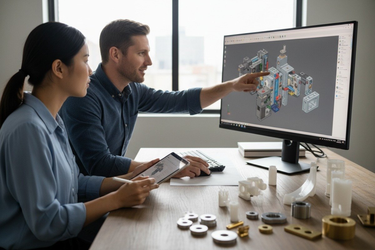 Design for Manufacturability DFM review to optimize production costs and simplify component geometries (ID#3)