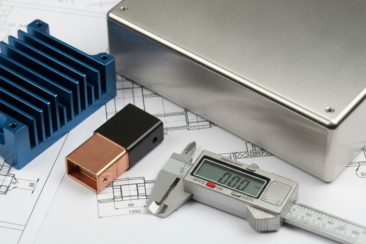 Various custom metal fabrication parts illustrating factors that impact total production costs (ID#3)