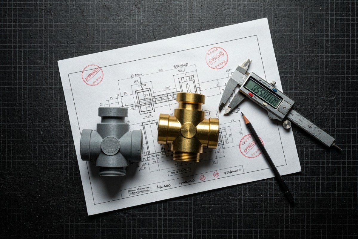 Managing Prototyping and Sampling Brass and resin prototypes for managing the sampling process with Chinese suppliers (ID#4)