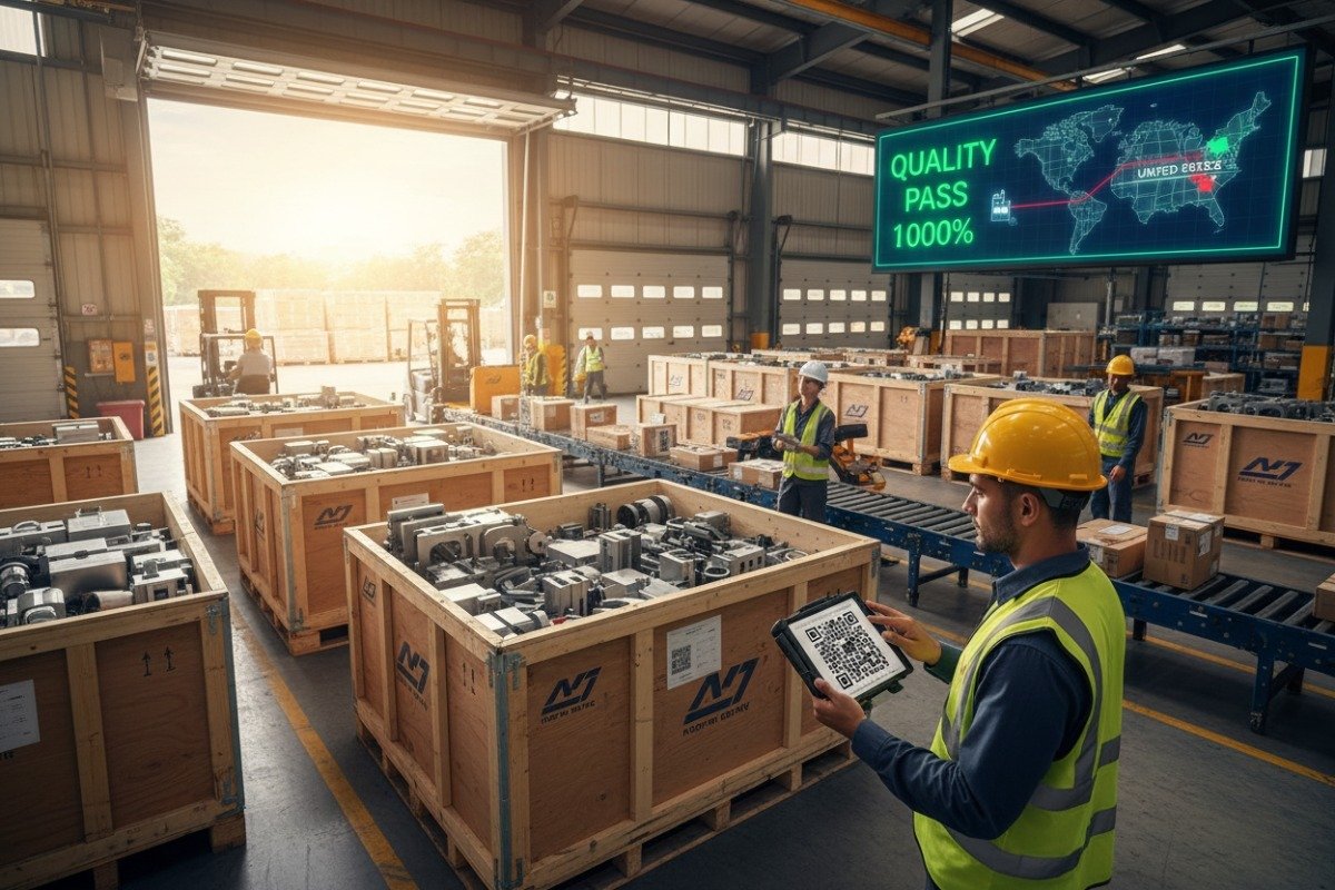 Orderly shipping bay showing logistics benefits of outsourcing to a build to print specialist (ID#5)