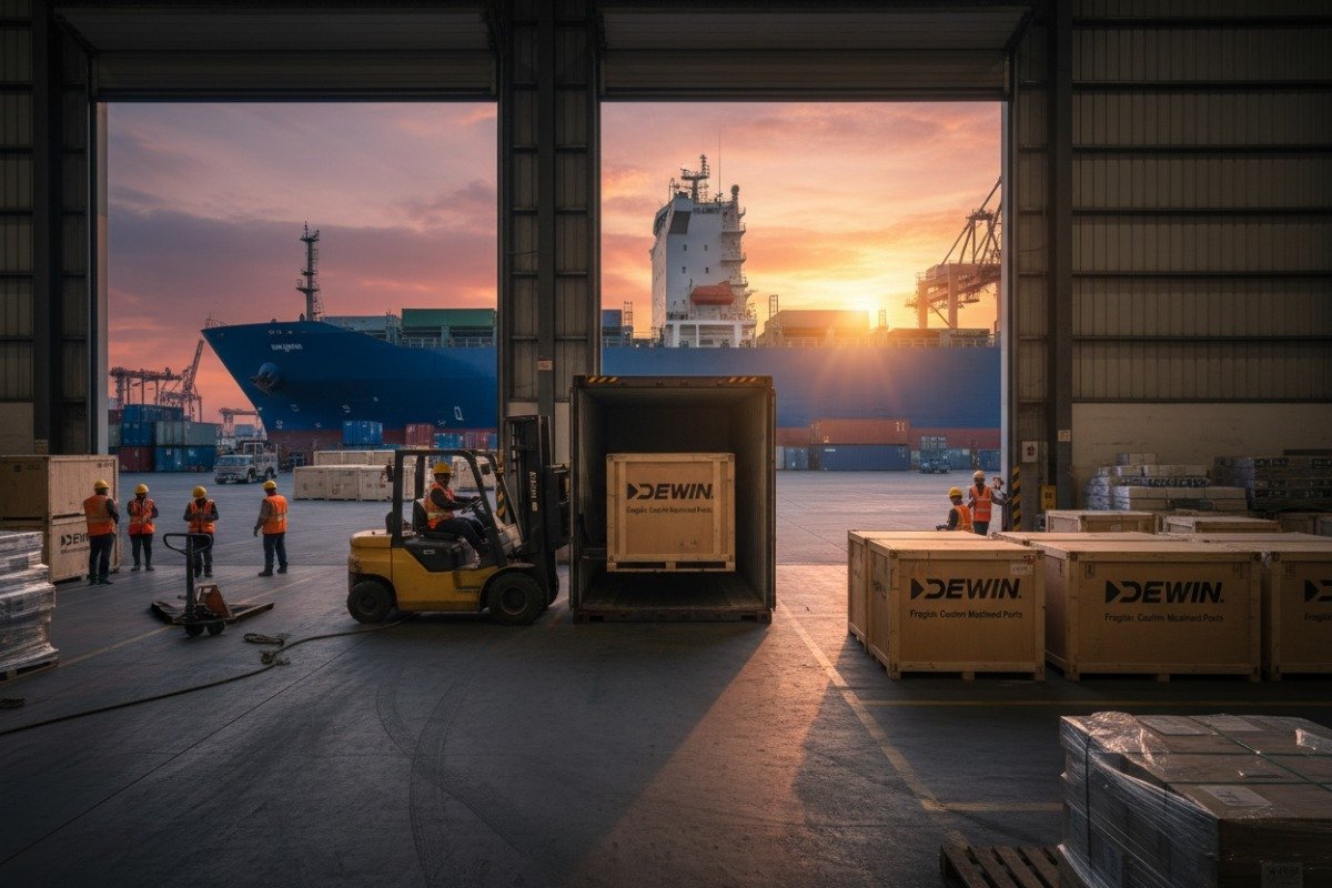 Managing lead times and shipping costs for custom orders at a bustling international port (ID#5)