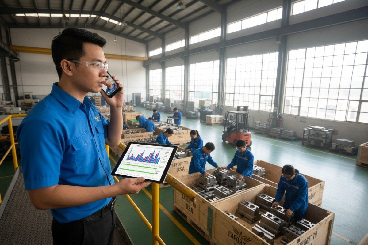 Managing communication and lead times with Vietnamese production partners for project success (ID#5)