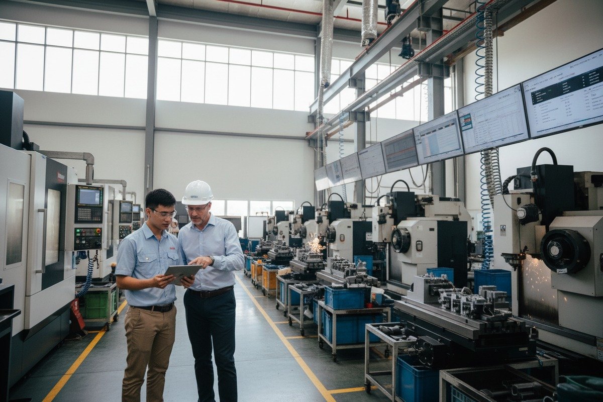 Industrial equipment contract manufacturing services providing strategic benefits for companies (ID#1)