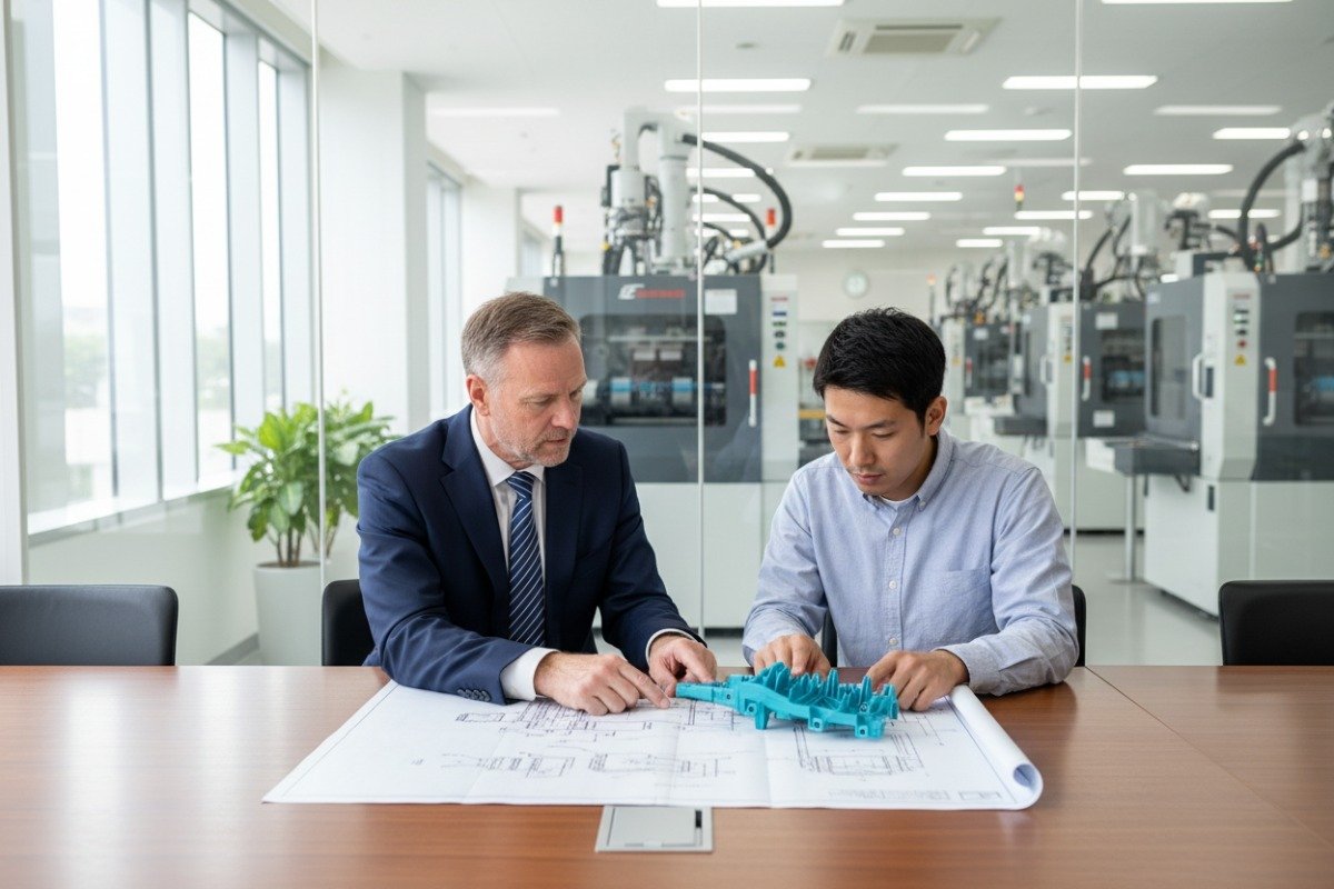 High-quality plastic injection molded part showing precision manufacturing for reliable sourcing (ID#1)