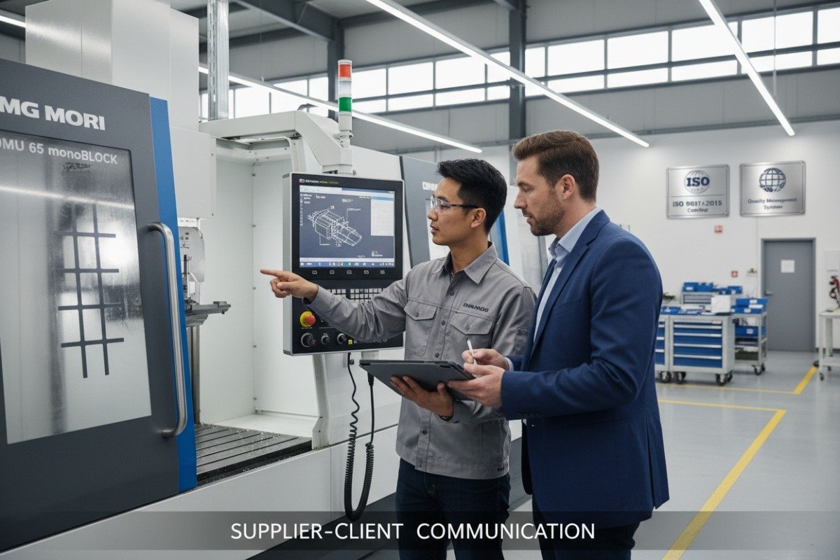 Professional engineers at a reliable Chinese CNC machining supplier with ISO certifications (ID#2)