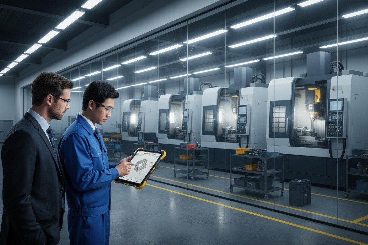 CNC engineer optimizing manufacturing processes to reduce overall project costs and material waste (ID#2)