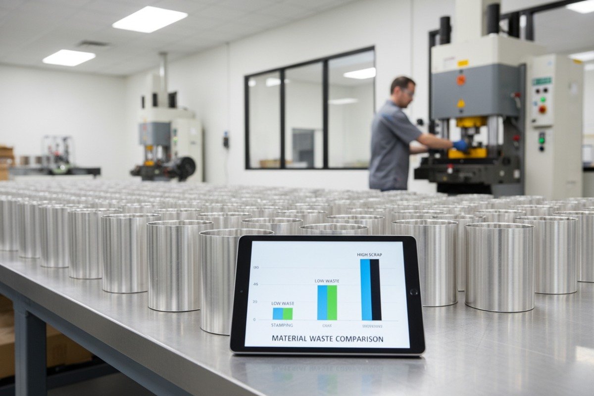 Cost-effective high-volume production of seamless metal parts in a professional industrial workspace (ID#2)