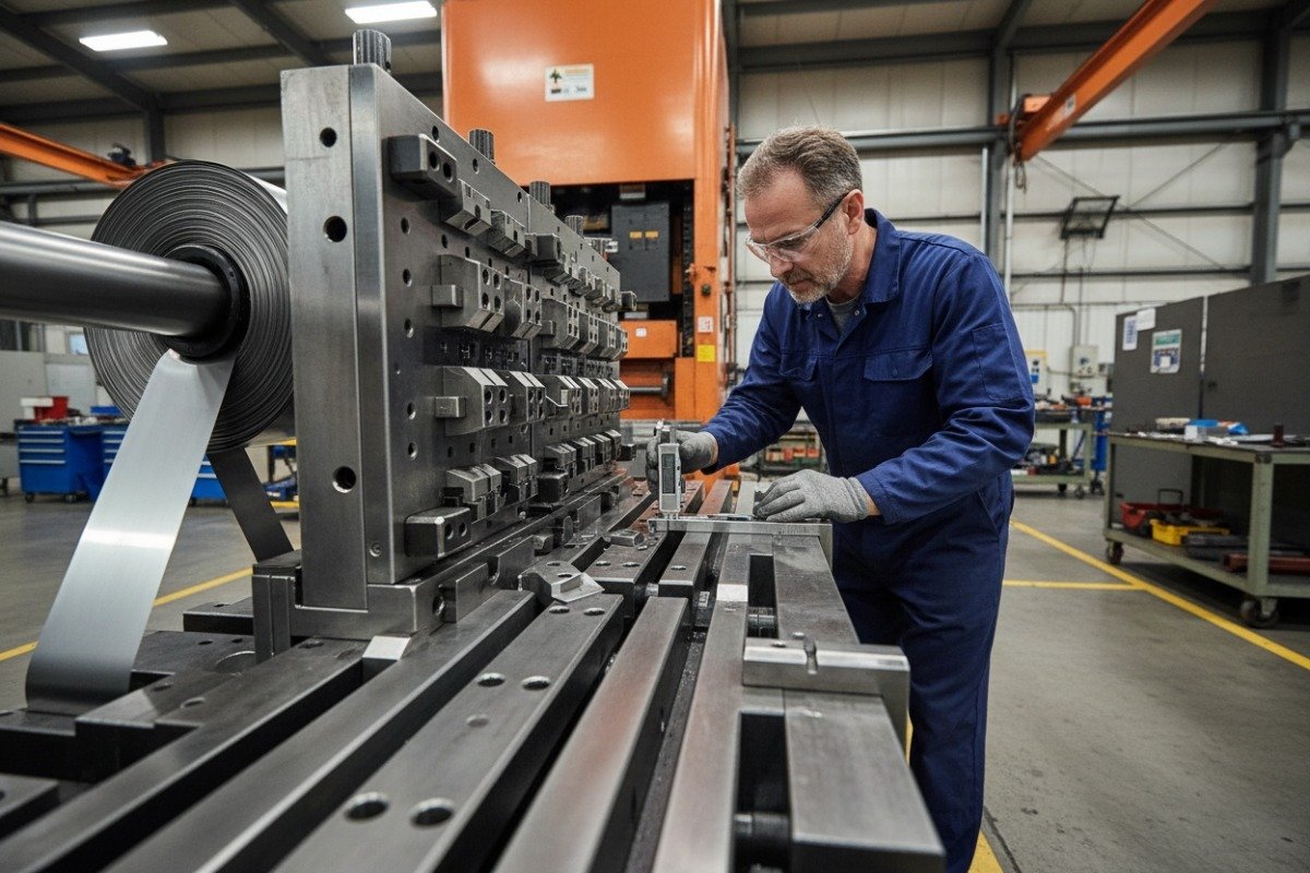 Complex steel die design for high-precision stamping meeting tight tolerances and technical requirements (ID#3)