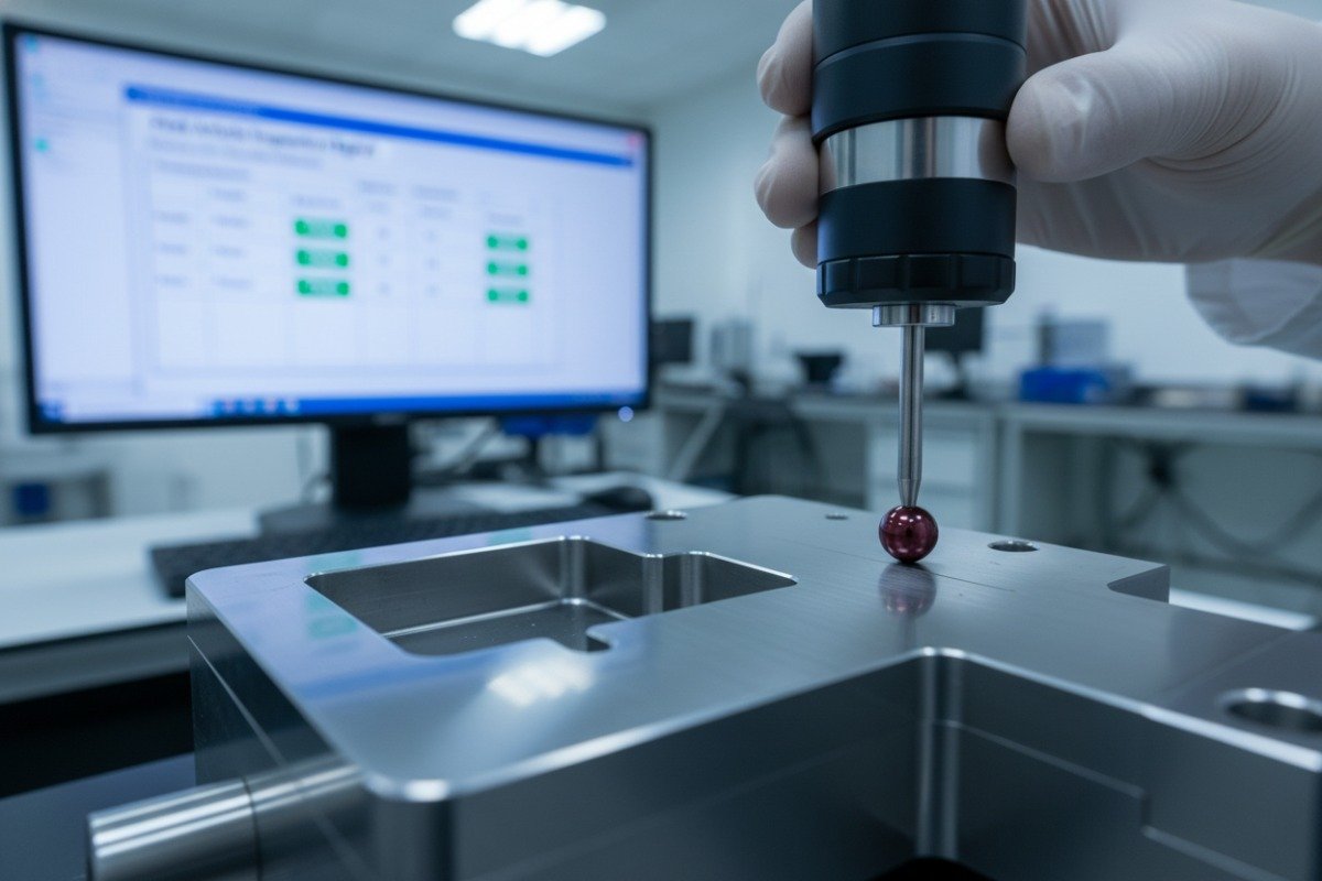 Precision quality control inspection ensuring part quality at lower manufacturing price points (ID#4)