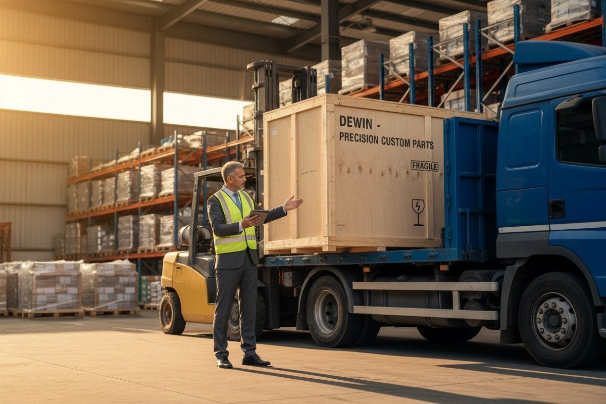 Balancing Cost and Lead-Times Professional logistics shipping dock representing balanced lead times and total cost of ownership value (ID#5)