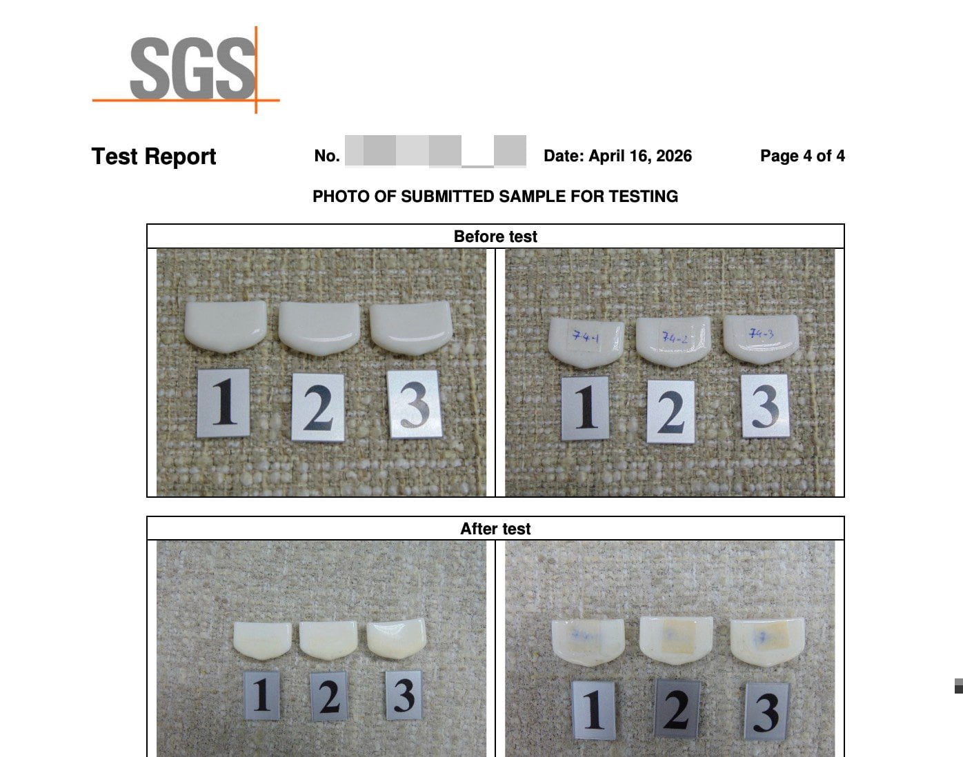 UV resistance test report -- fire extinguisher bracket outdoor durability -- DEWIN Vietnam