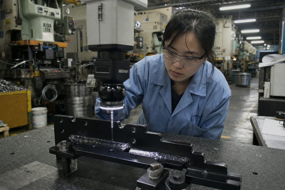 Verifying stamping supplier capability through first article inspection, tooling, and CMM checks (ID#2)